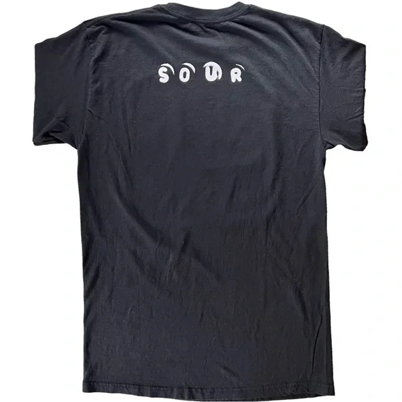 Olivia Rodrigo Sour Classic T Shirt Black Size Medium - Picture 4 of 10